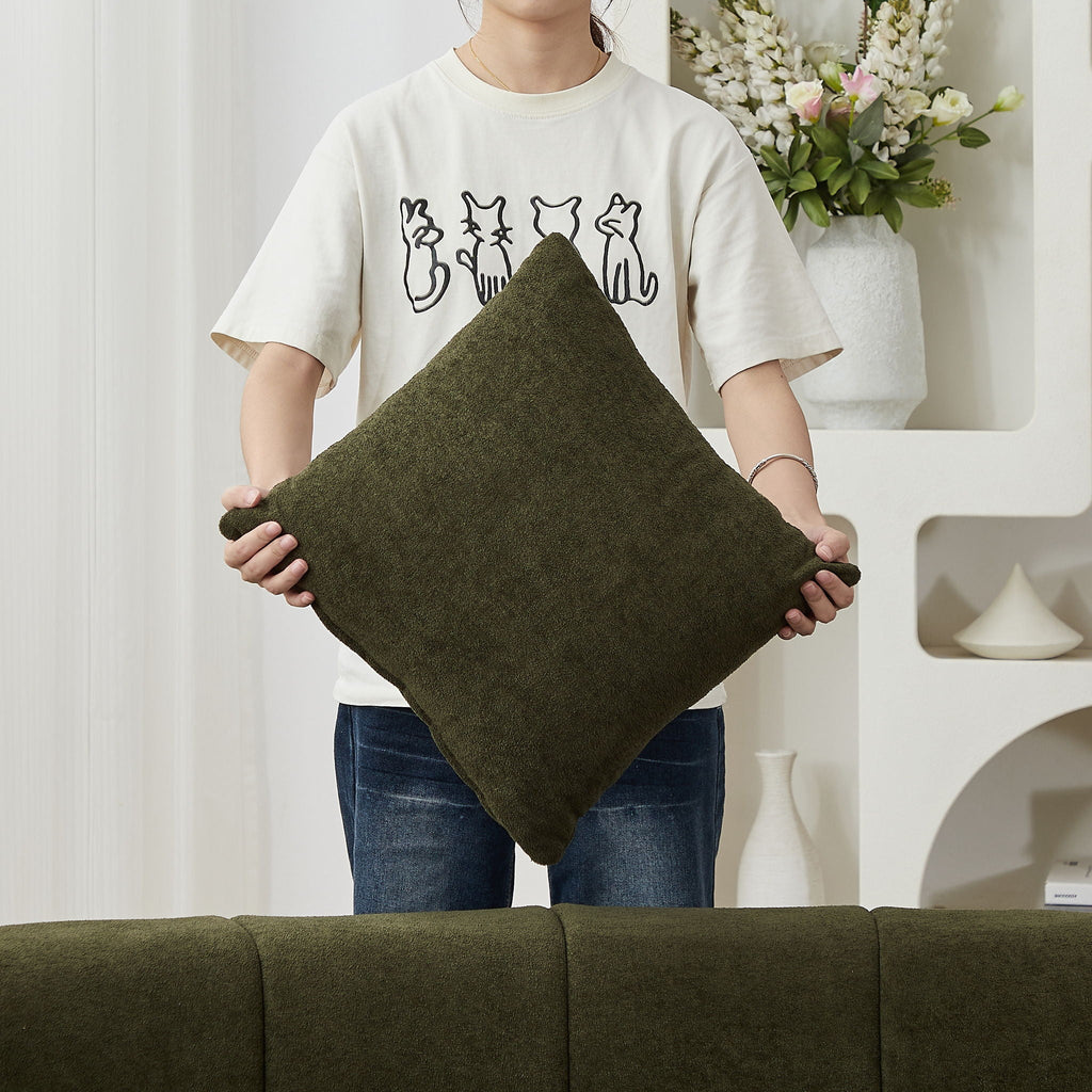 Modular Sectional Sofa with 2 Pillows – Symmetrical Design