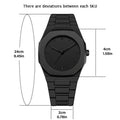 Mens Quartz Watch Necklace Bracelet Set