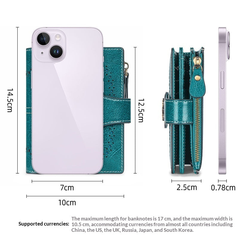 Anti-theft Card Holder Multi-function Women's