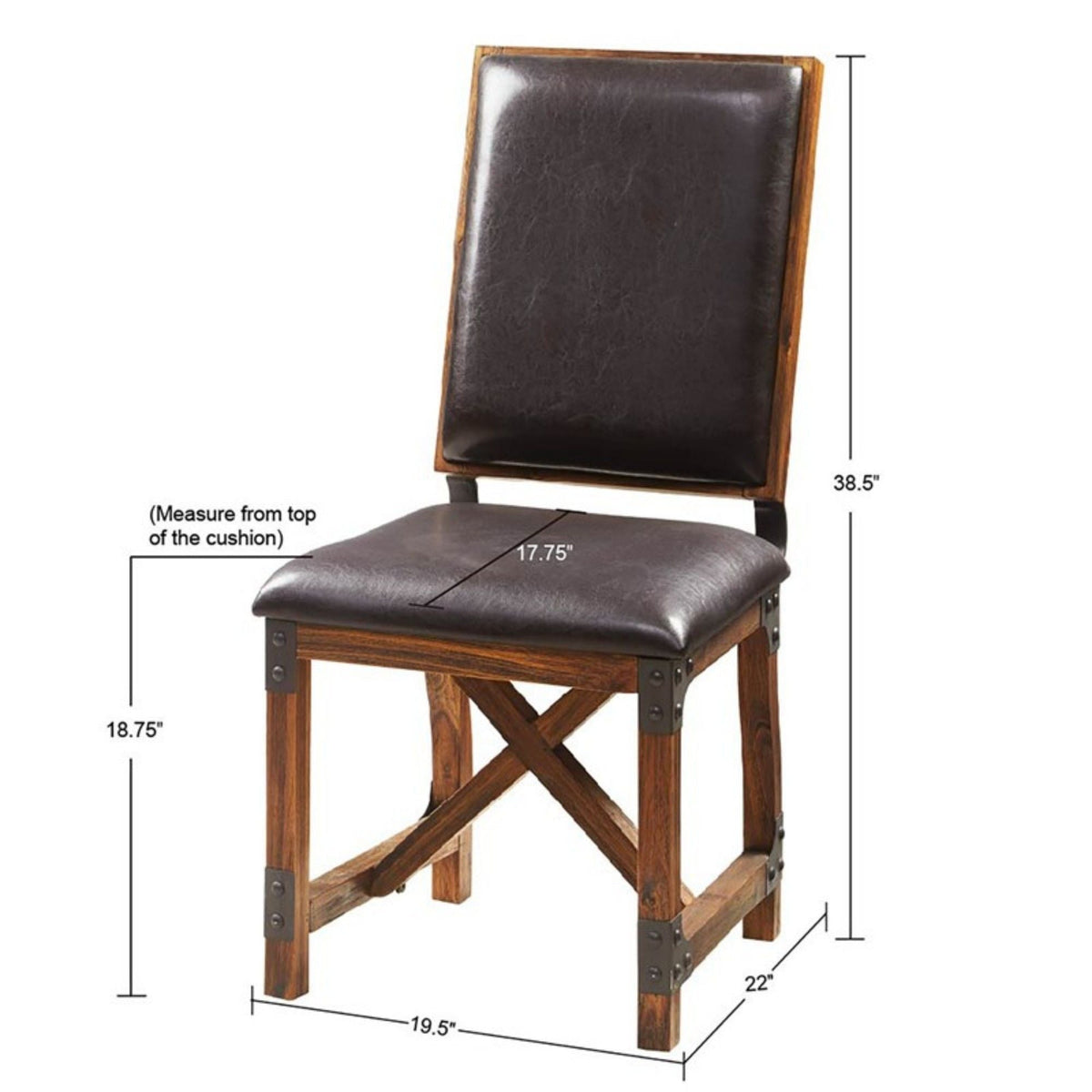 Lancaster - Dining Chair Upholstery - Chocolate