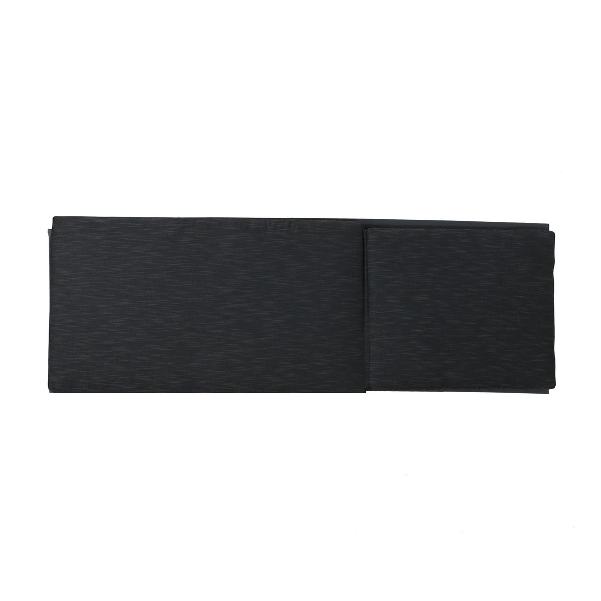Modern Chaise Lounge with Water-Resistant Cushions - Dark Gray