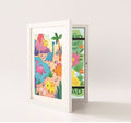A4 Children's Painting Storage Frame DiyKidsArt Magnetic Picture Frame