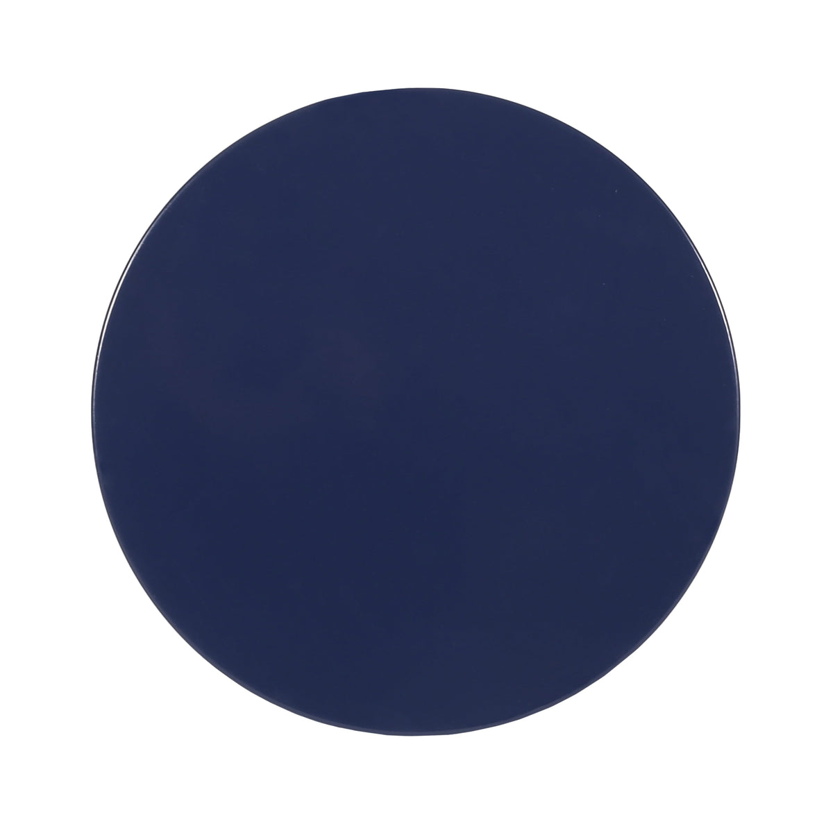 Navy Blue Outdoor Metal Set of 2 End Tables