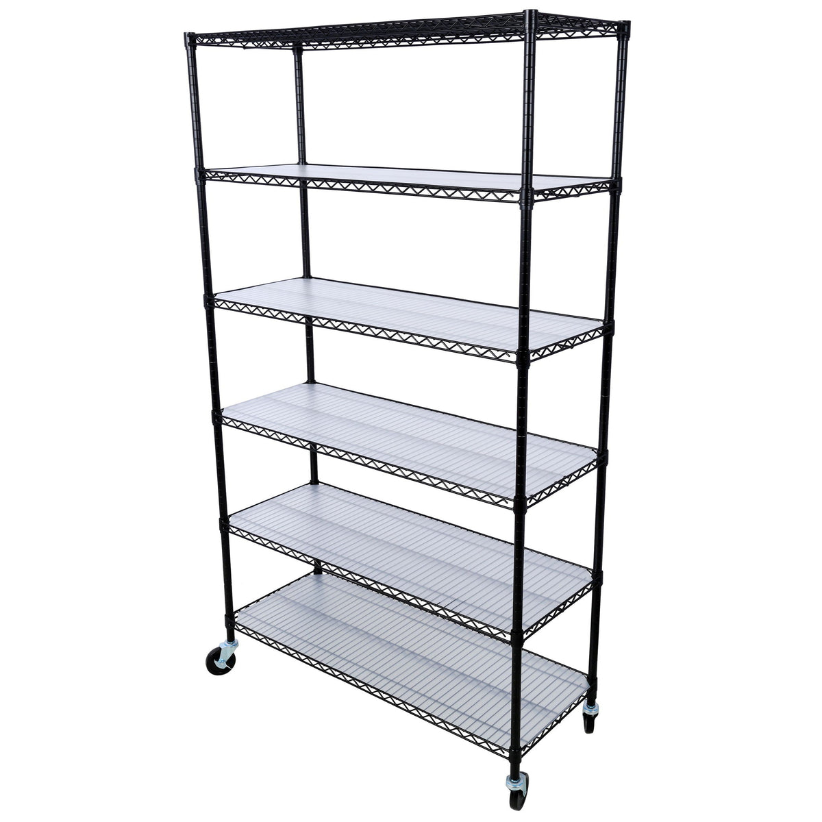 6 Tier Heavy Duty Metal Shelf Wire Shelving Unit