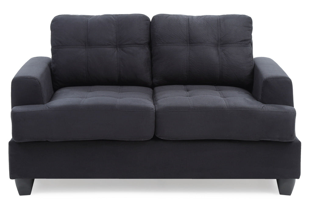 Stylish Transitional Loveseat For Two