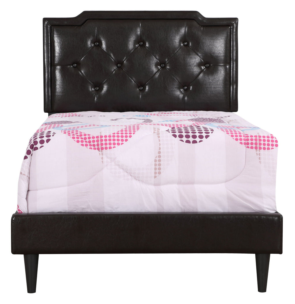 Button Tufted Upholstered Bed with Charming Design - Multiple Colors