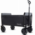 All-in-One Convertible Folding Trolley with Bench Seat - Steel