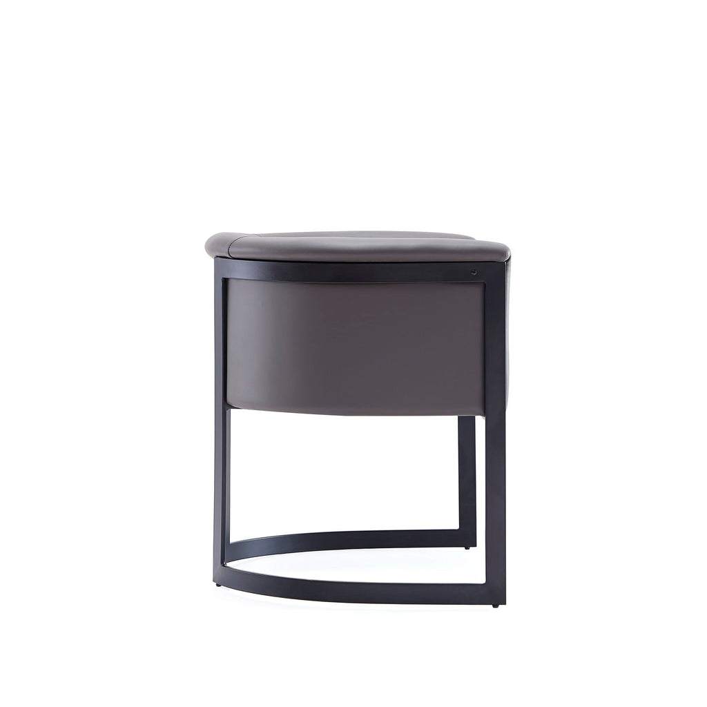 Corso Dining Chair with Modern Metal Frame - Available in Beige, Light Brown, Dark Gray