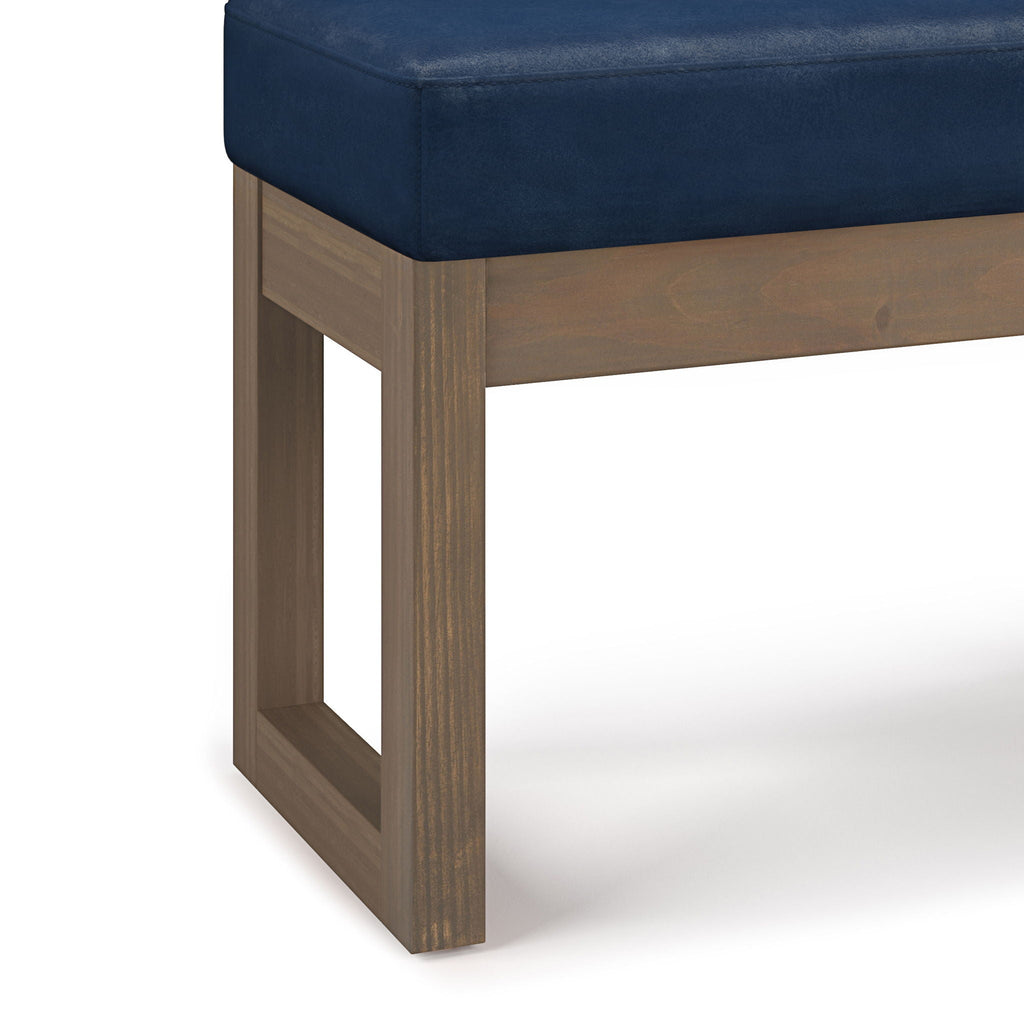 Milltown Upholstered Ottoman Bench with Versatile Design - Multiple Colors