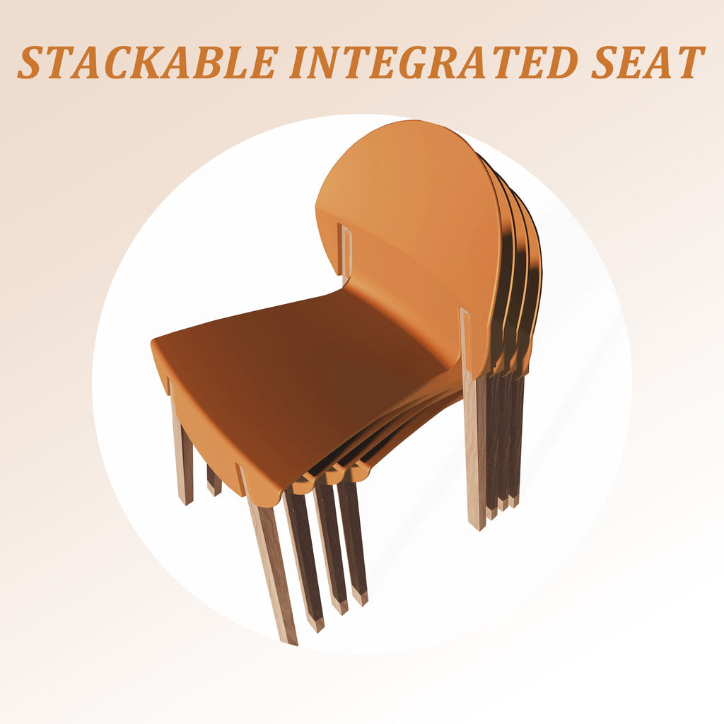 Traditional 4 Piece Outdoor Chair Set with Round Table - Multiple Colors