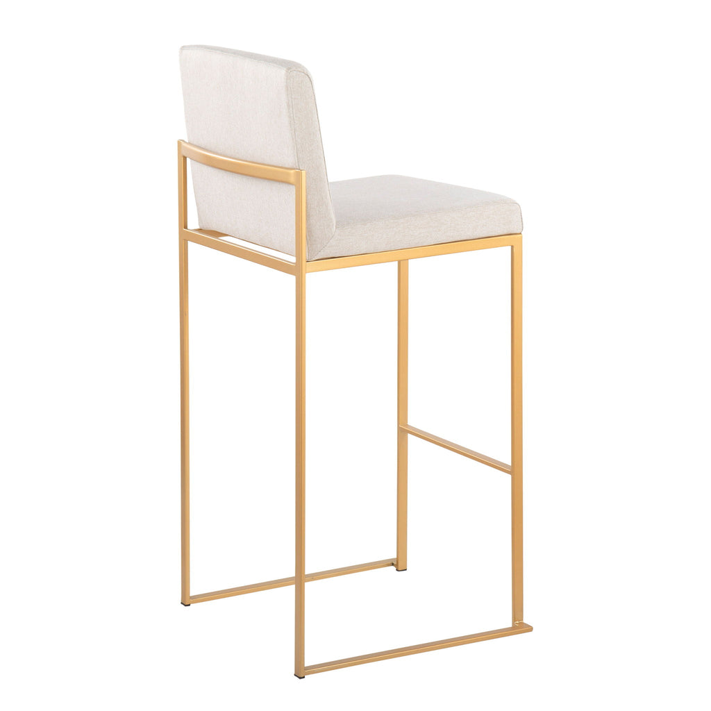 Fuji - Contemporary Design High Back Barstool