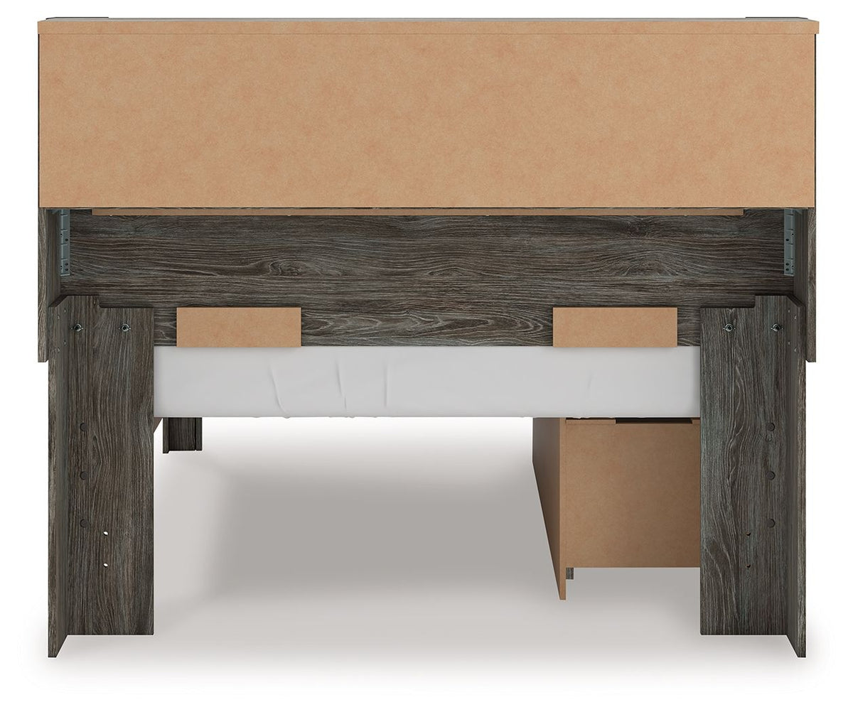 Frandern - Bookcase Panel Bed