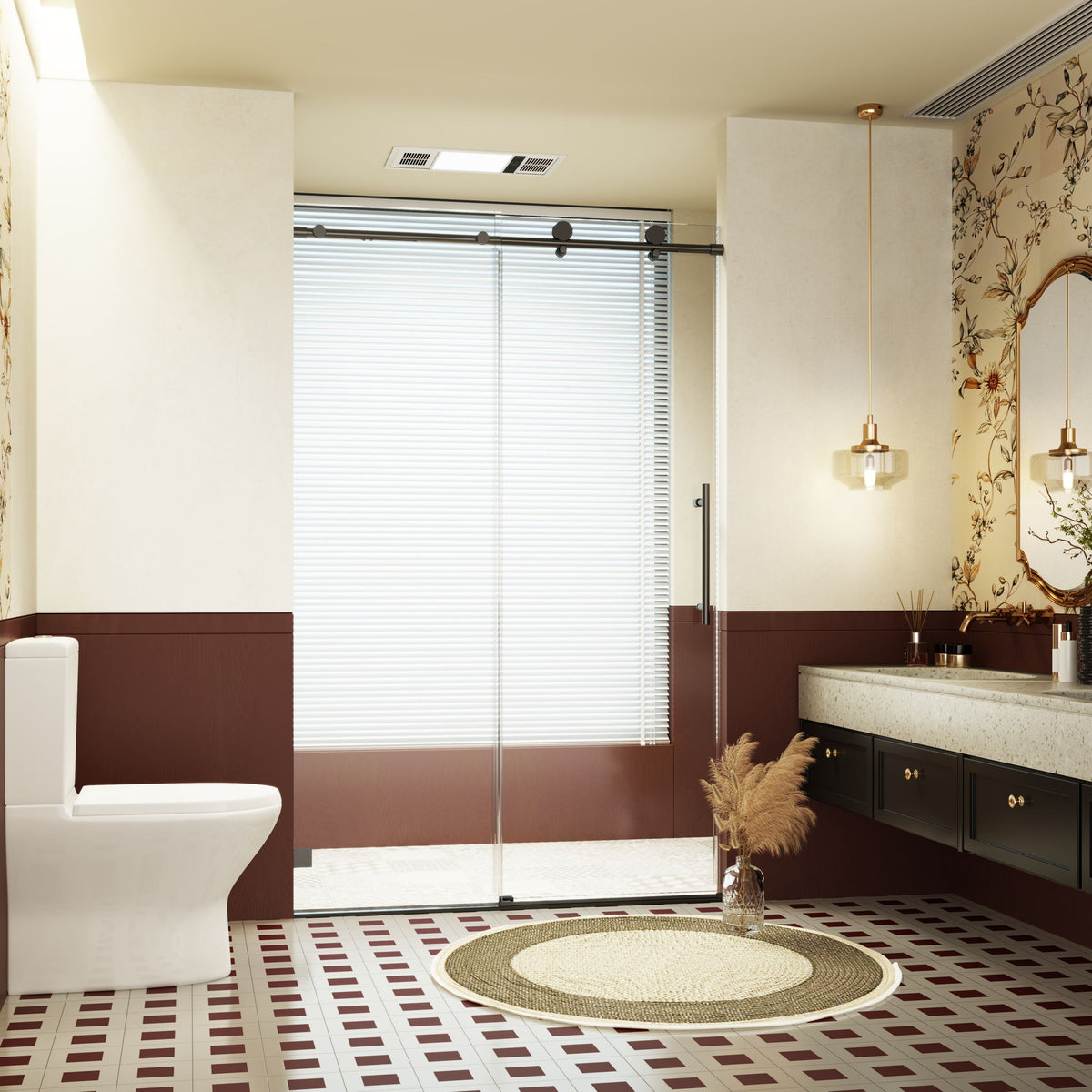 Frameless Single Sliding Soft Close Shower Doors