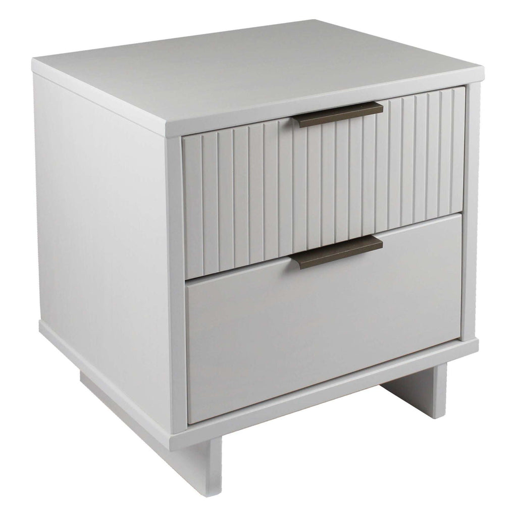 Granville Nightstand with 2 Drawers - Solid Wood Construction
