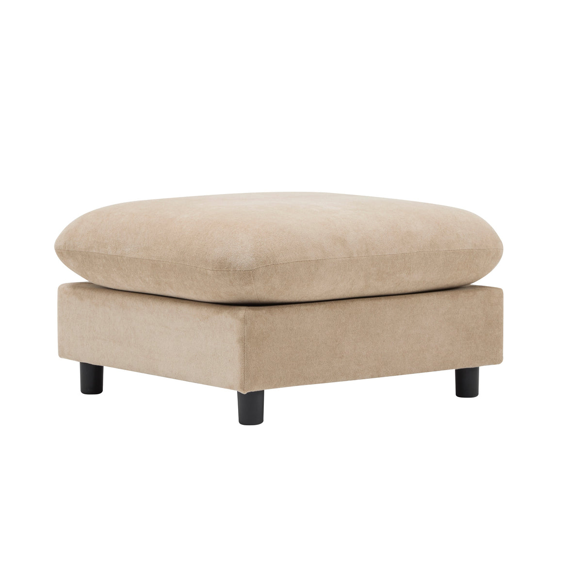 130 Inch Oversize Modular Sectional Sofa with Ottoman - Nomad or White