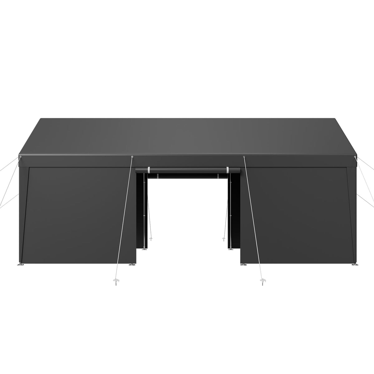 Heavy Duty 12x20FT Carport Canopy with Sidewalls - Outdoor Shelter