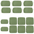 14-Pack Cushion Slipcovers Set for Wicker Rattan Sectional Sofa