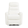 Bloomy - High Back Power Recliner Motion Chair - Chiffon White