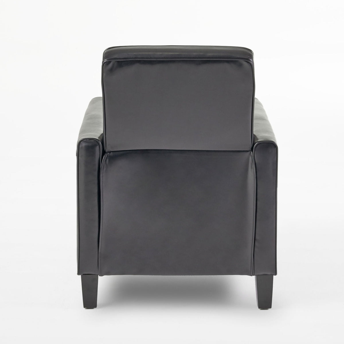 Upholstered Push Back Recliner Chair with Adjustable Recline - Multiple Colors