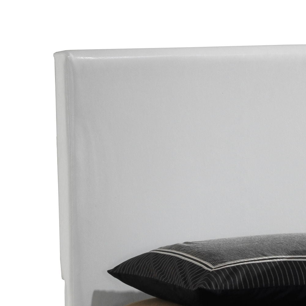 Elegant Platform Bed with Upholstered Finish - Multiple Colors