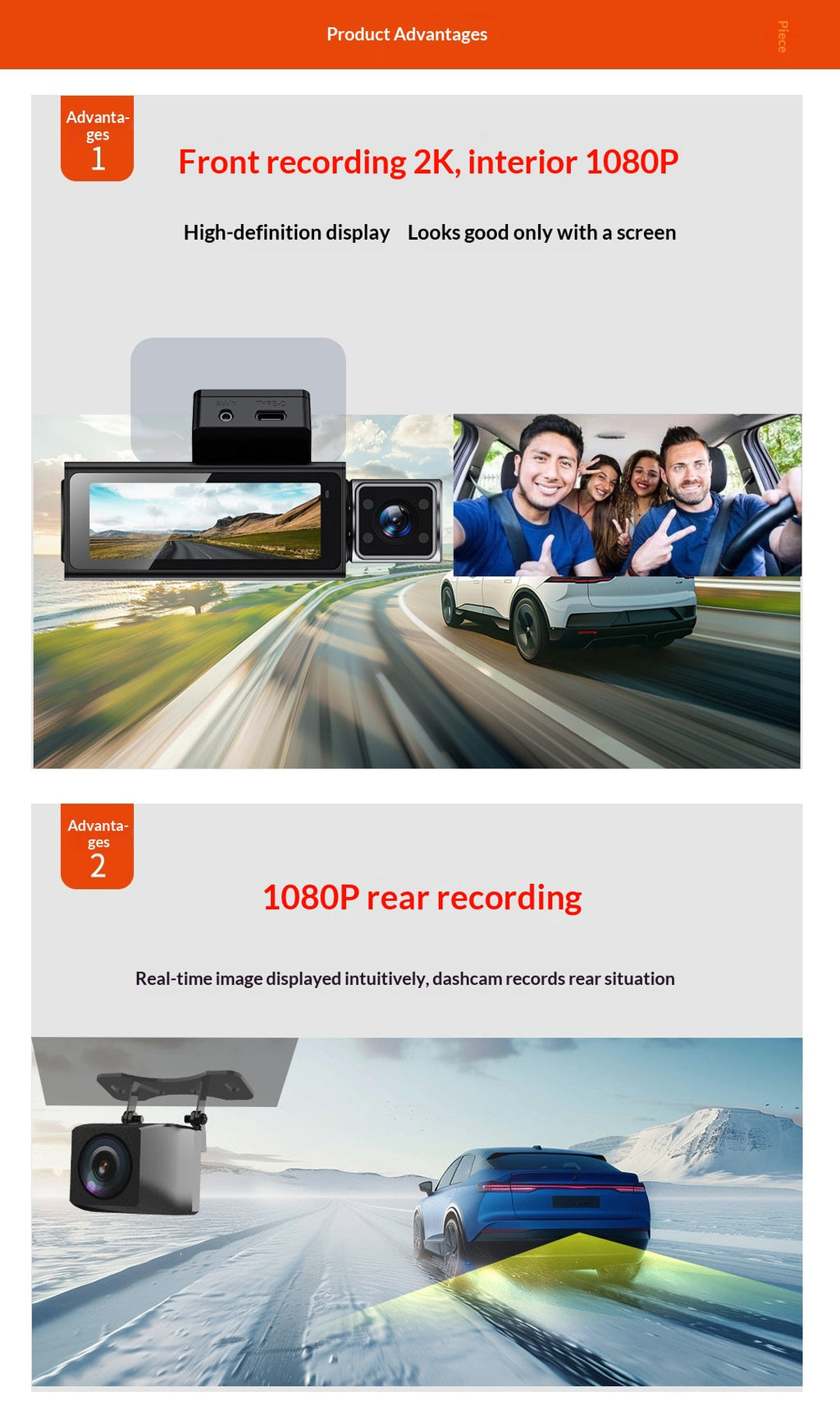 Three Versions Of 4K High-definition Car Dashcam
