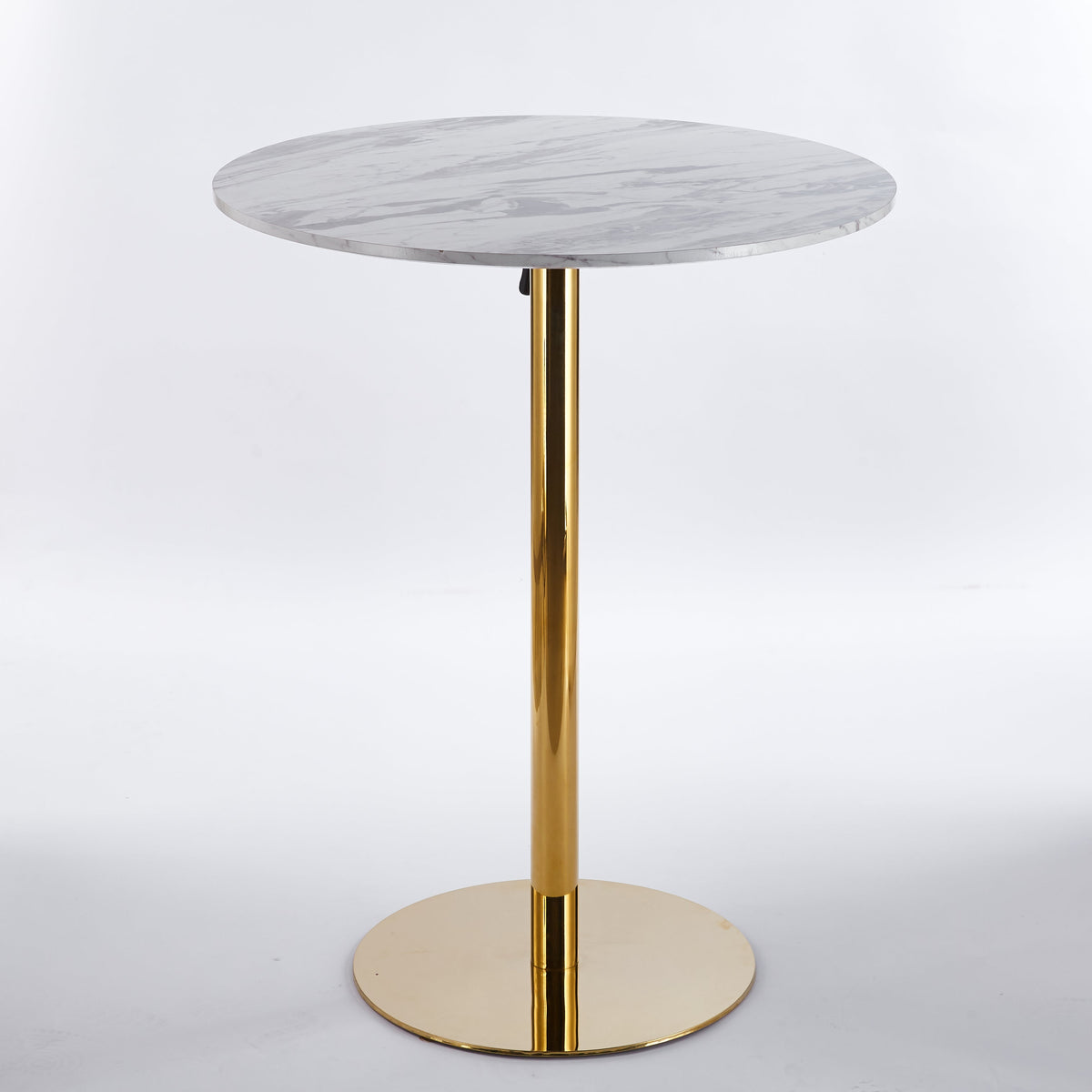 31.5" Folding Golden And Table with MDF Top - Gold