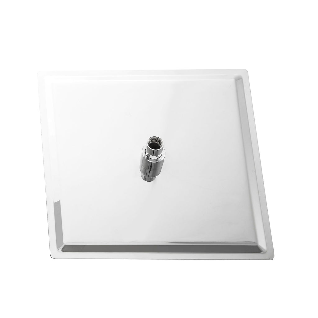 Ultra Thin Square Rainfall Shower Head Stainless Steel, Wall Or Ceiling Mount