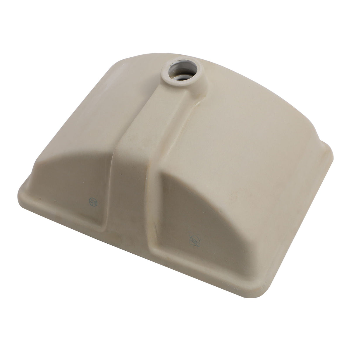 Modern Ceramic Undermount Bathroom Sink with Overflow - White or Black