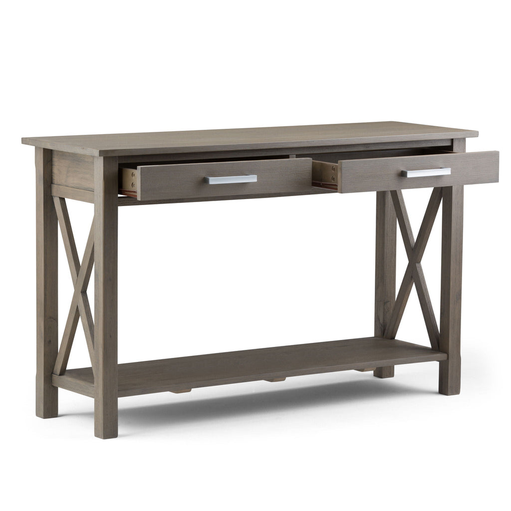 Handcrafted Console Table with Drawer Storage - Multiple Colors