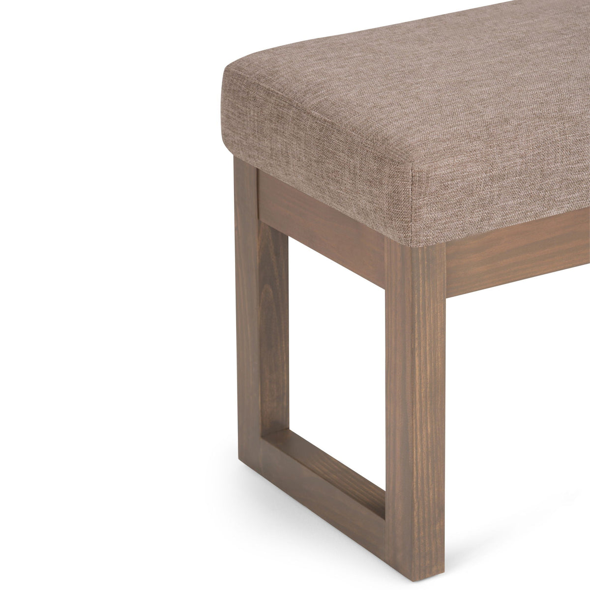 Milltown Upholstered Ottoman Bench with Versatile Design - Multiple Colors