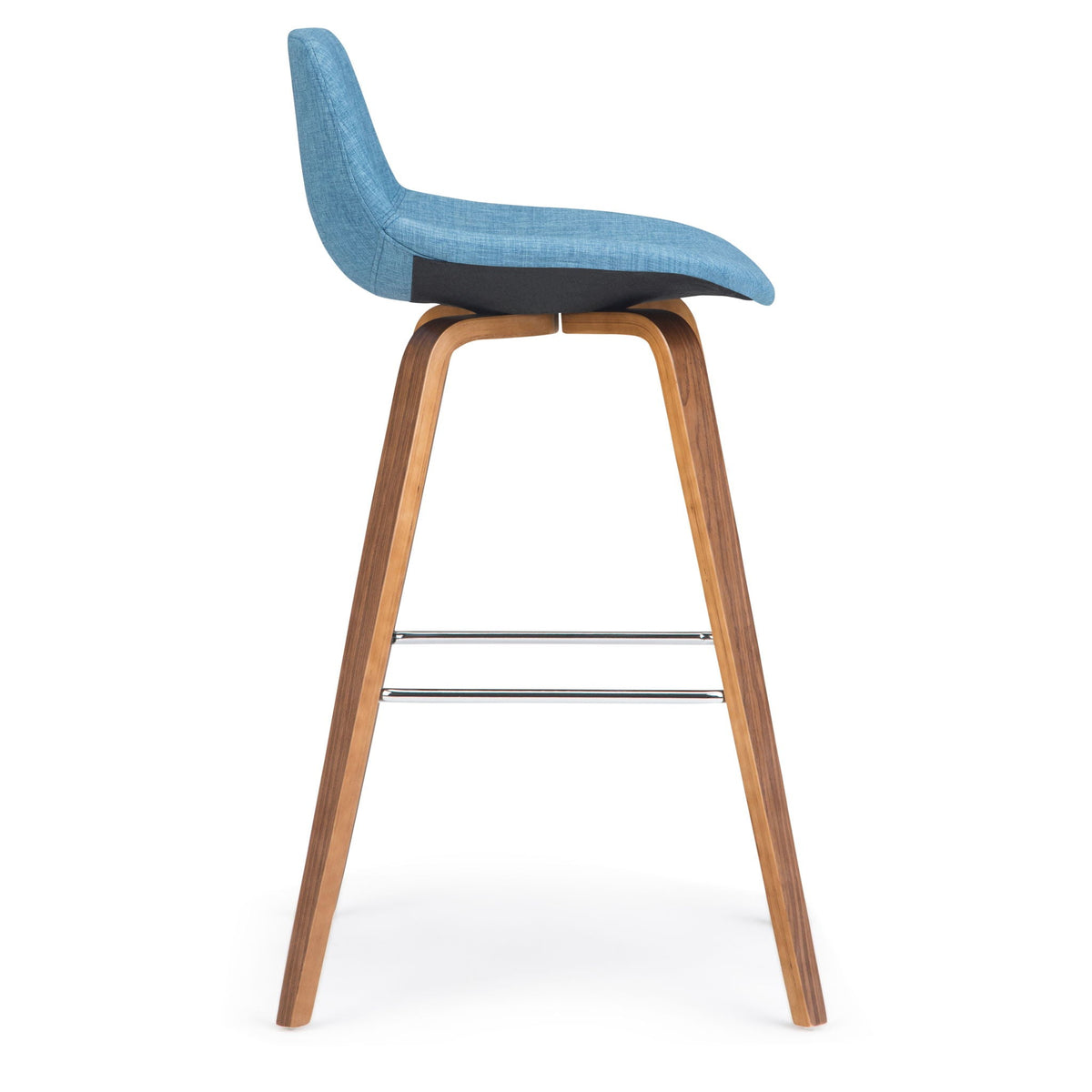 Bentwood Counter or Bar Height Stool Set of 2 with Foot Rest – Multiple Colors