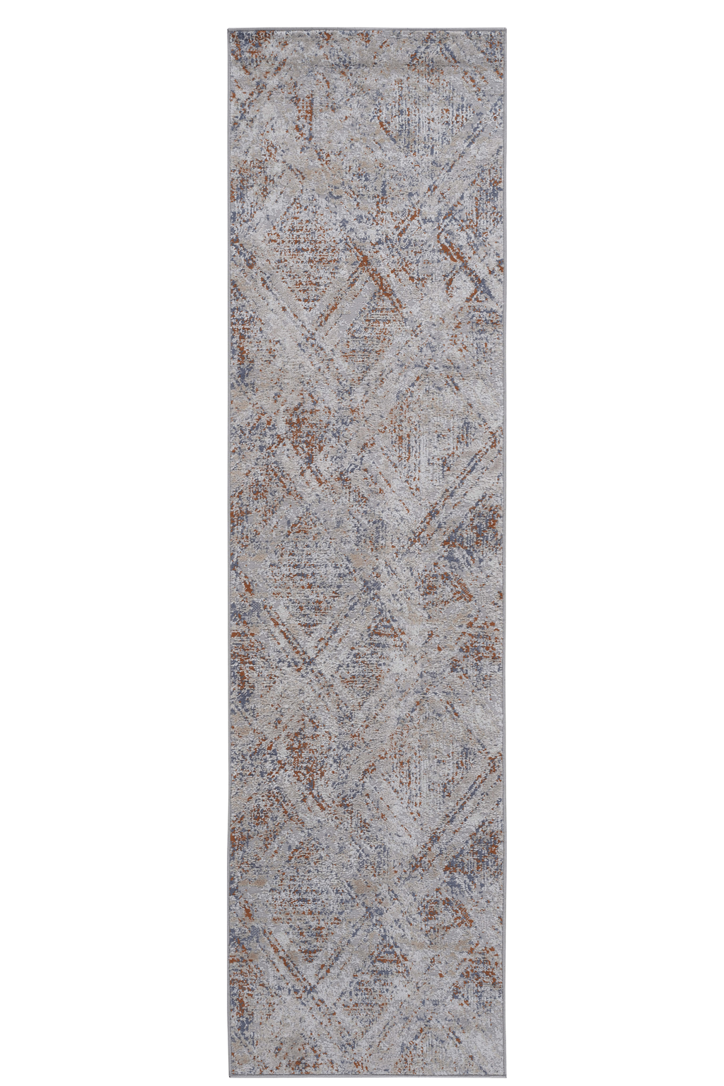 NAAR PAYAS Collection 2X8 Beige / Geometric Runner Rug