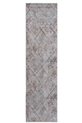 NAAR PAYAS Collection 2X8 Beige / Geometric Runner Rug