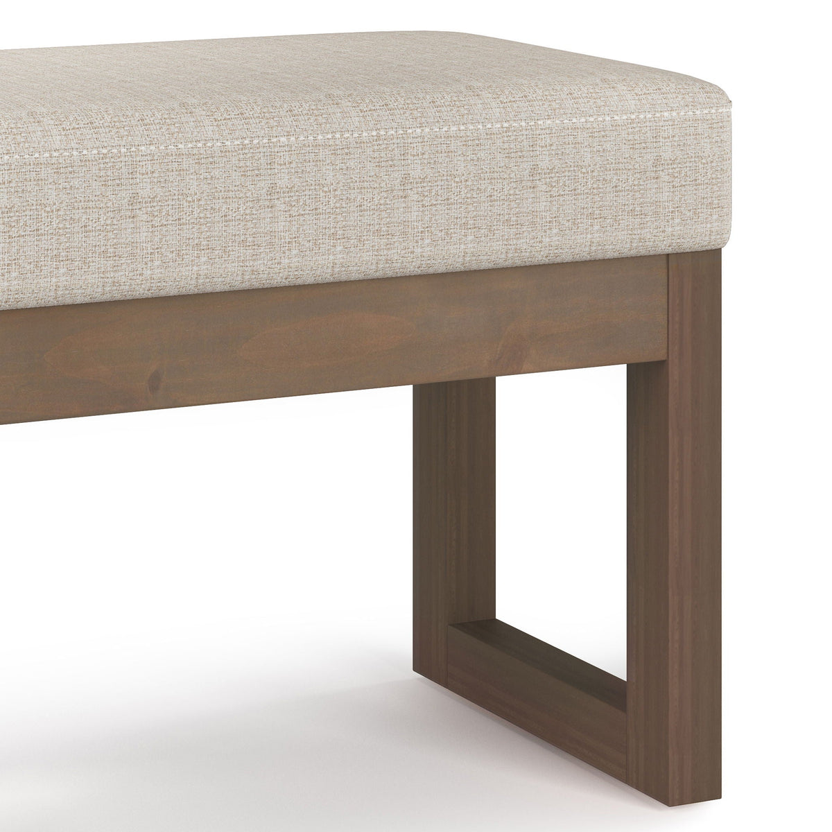 Milltown Upholstered Ottoman Bench with Versatile Design - Multiple Colors