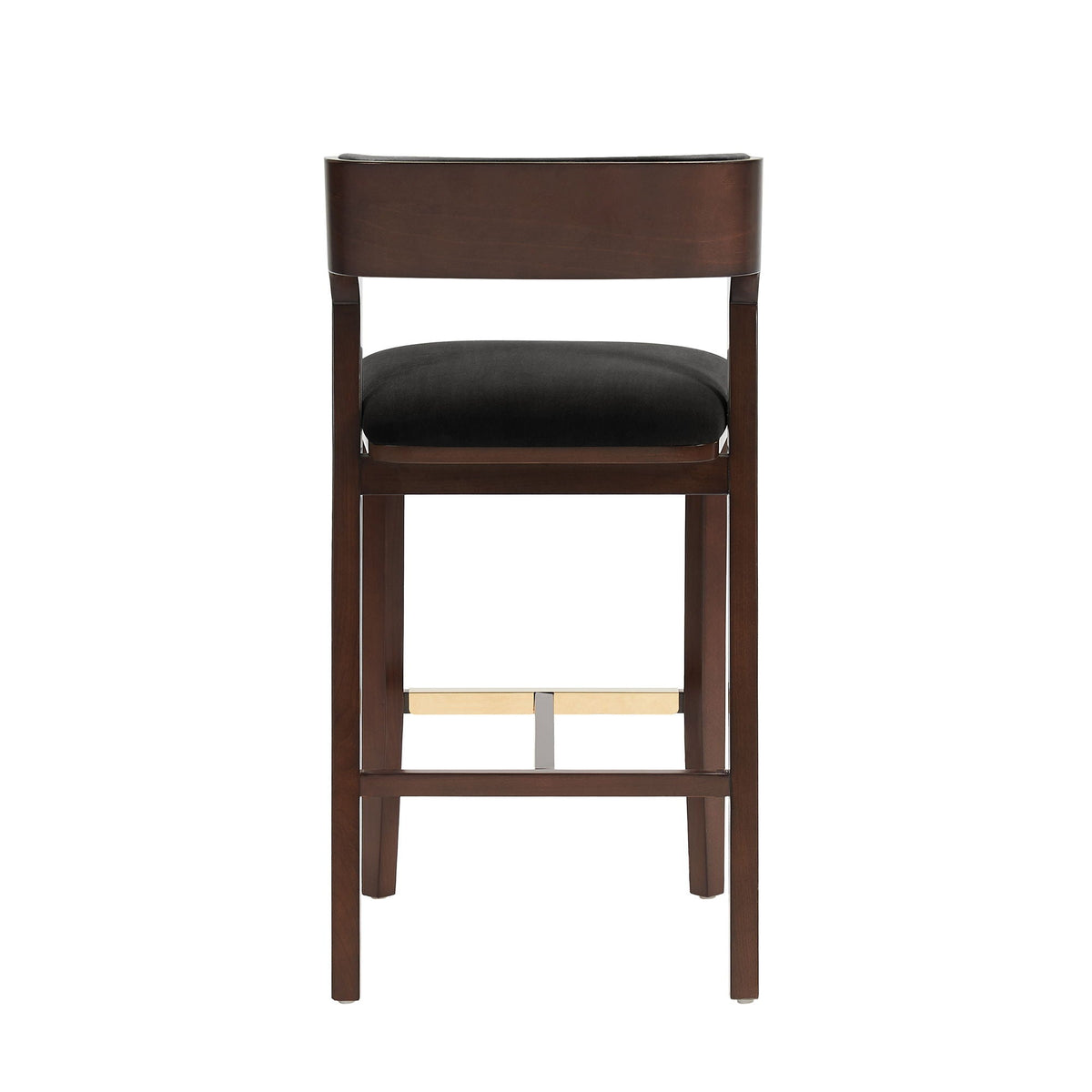 Bar Height Barstool with Backrest - Pearl Silver, White, Black, Dark Green