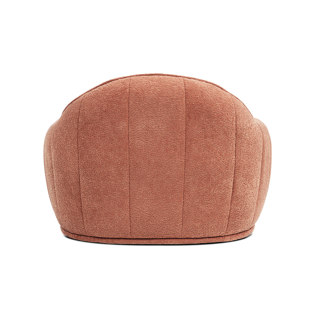 Louie 30.5" Modern Dog Sofa Bed with Bone Pillow - Medium, Spice