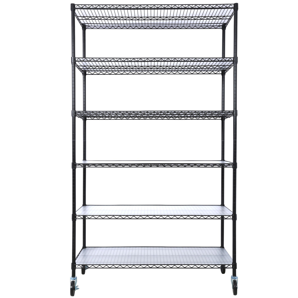 6 Tier Heavy Duty Metal Shelf Wire Shelving Unit