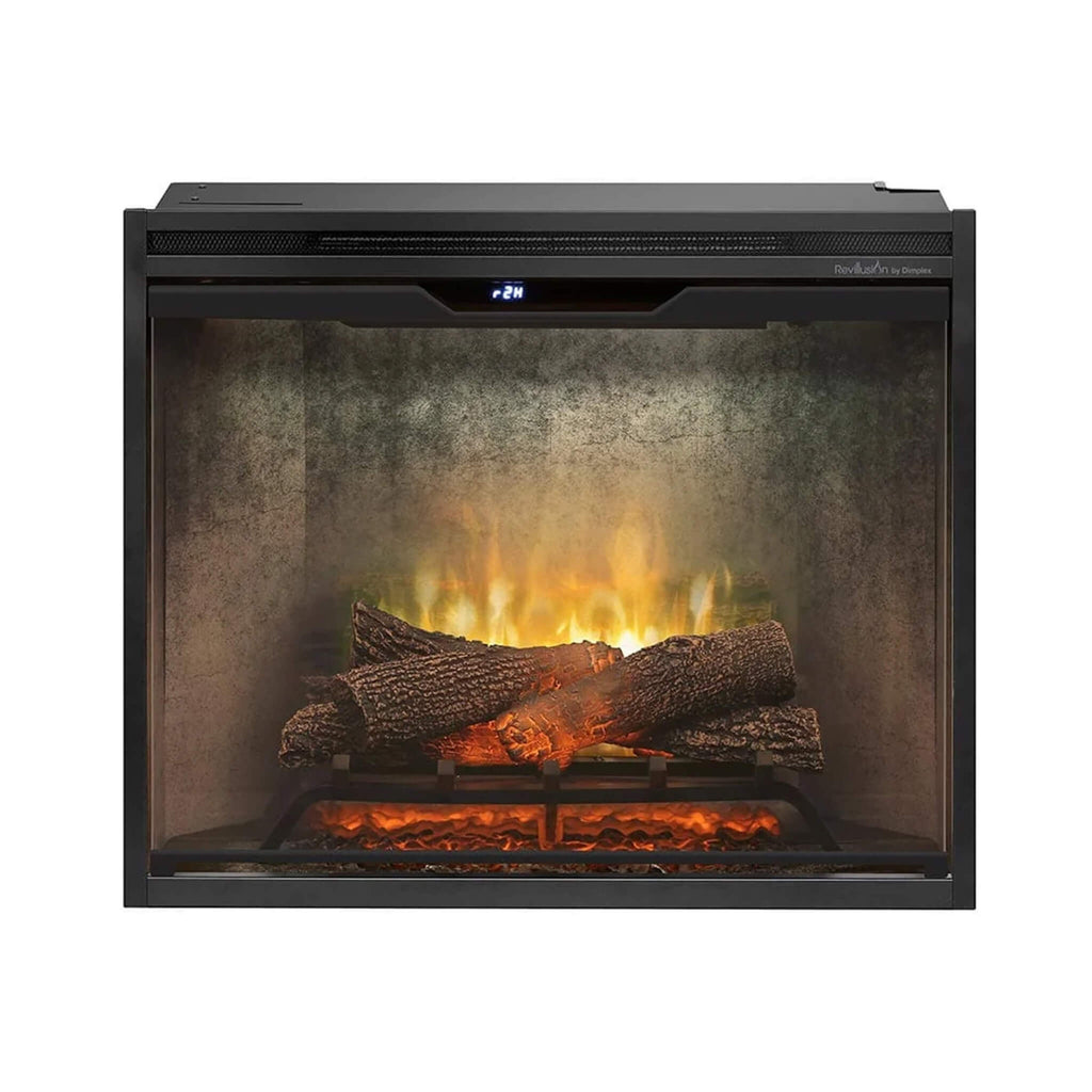 Dimplex Revillusion Built-In Electric Firebox W/ Weathered Concrete Line & Plug Kit [RBF30/42WC-FG] (SAK46891)