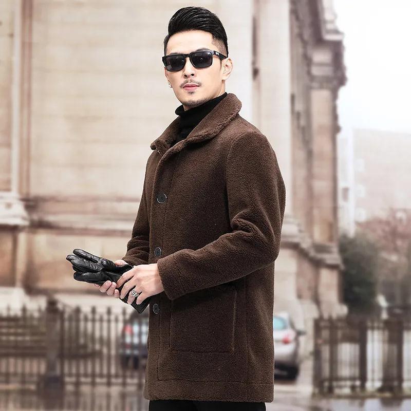 Jacket Lapel Short Fur Coat