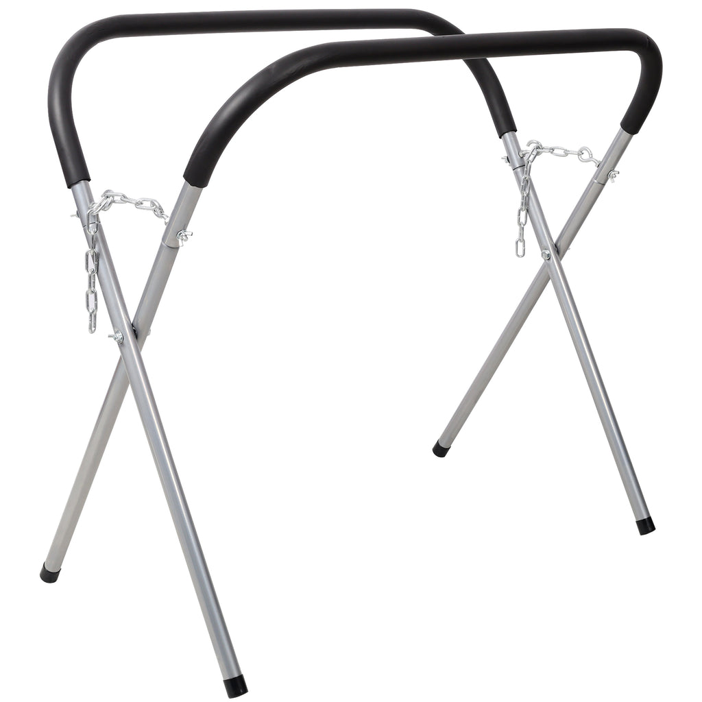Heavy Duty Folding Work Stand with 750 lb Capacity - Silver or Black