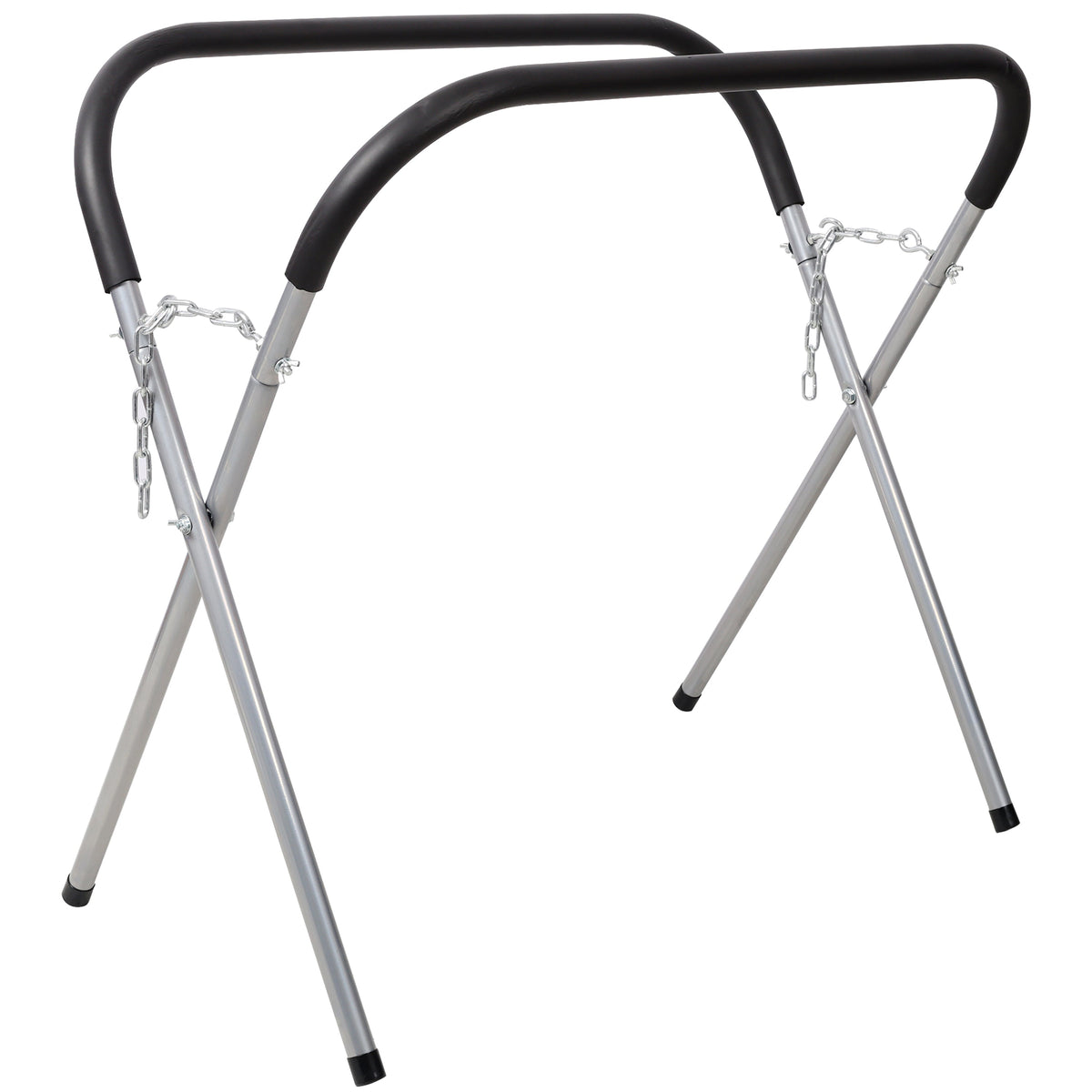 Heavy Duty Folding Work Stand with 750 lb Capacity - Silver or Black