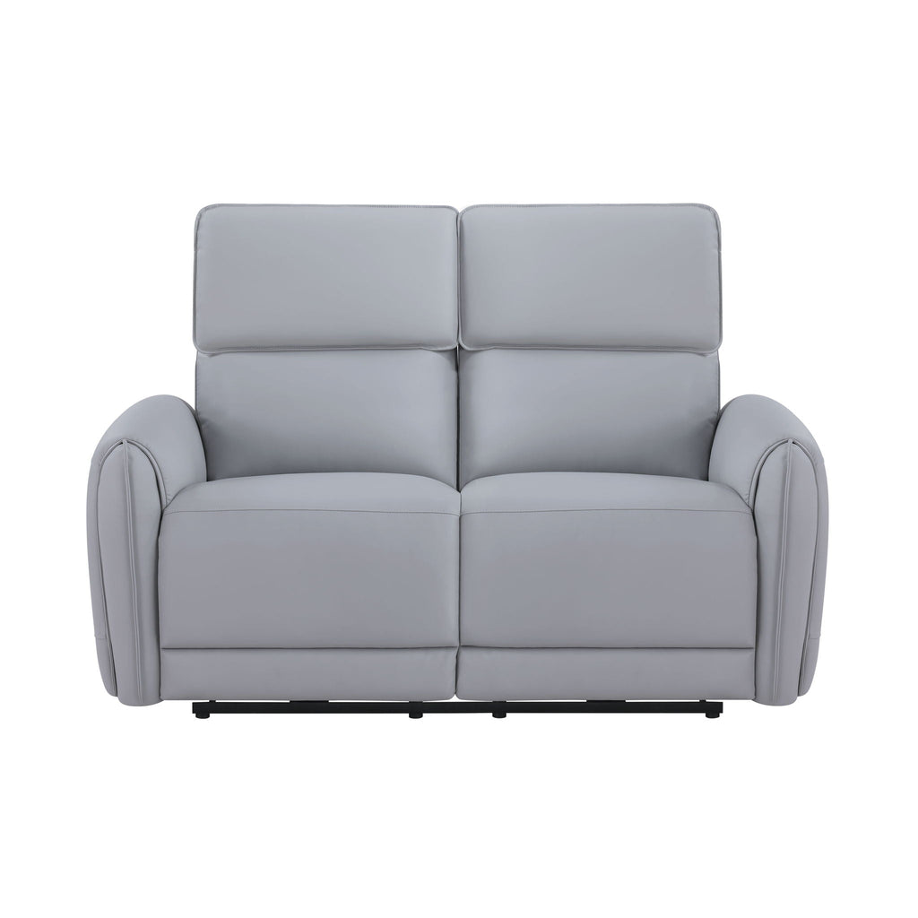 Power Motion Reclining Loveseat with USB Port - Gray