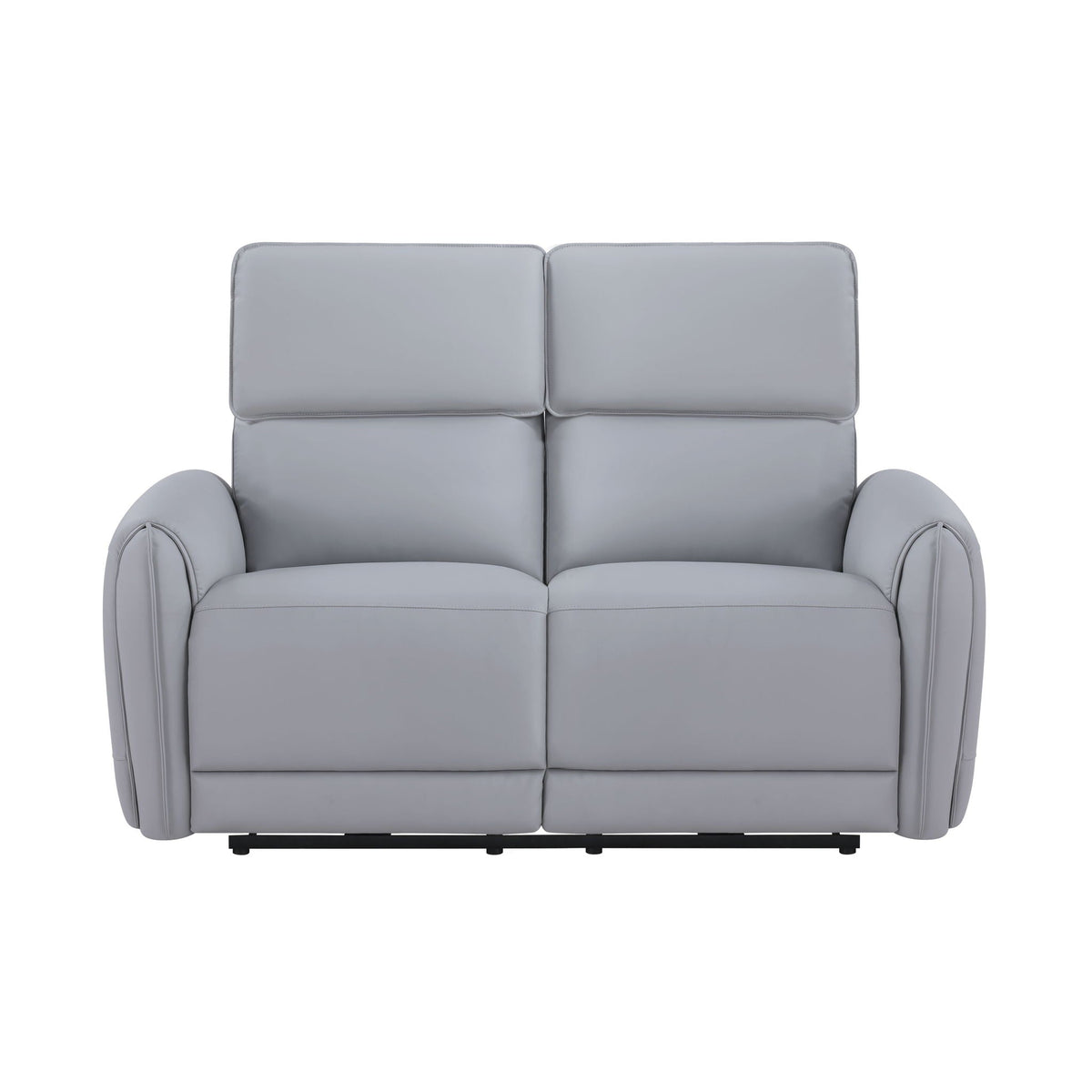 Power Motion Reclining Loveseat with USB Port - Gray