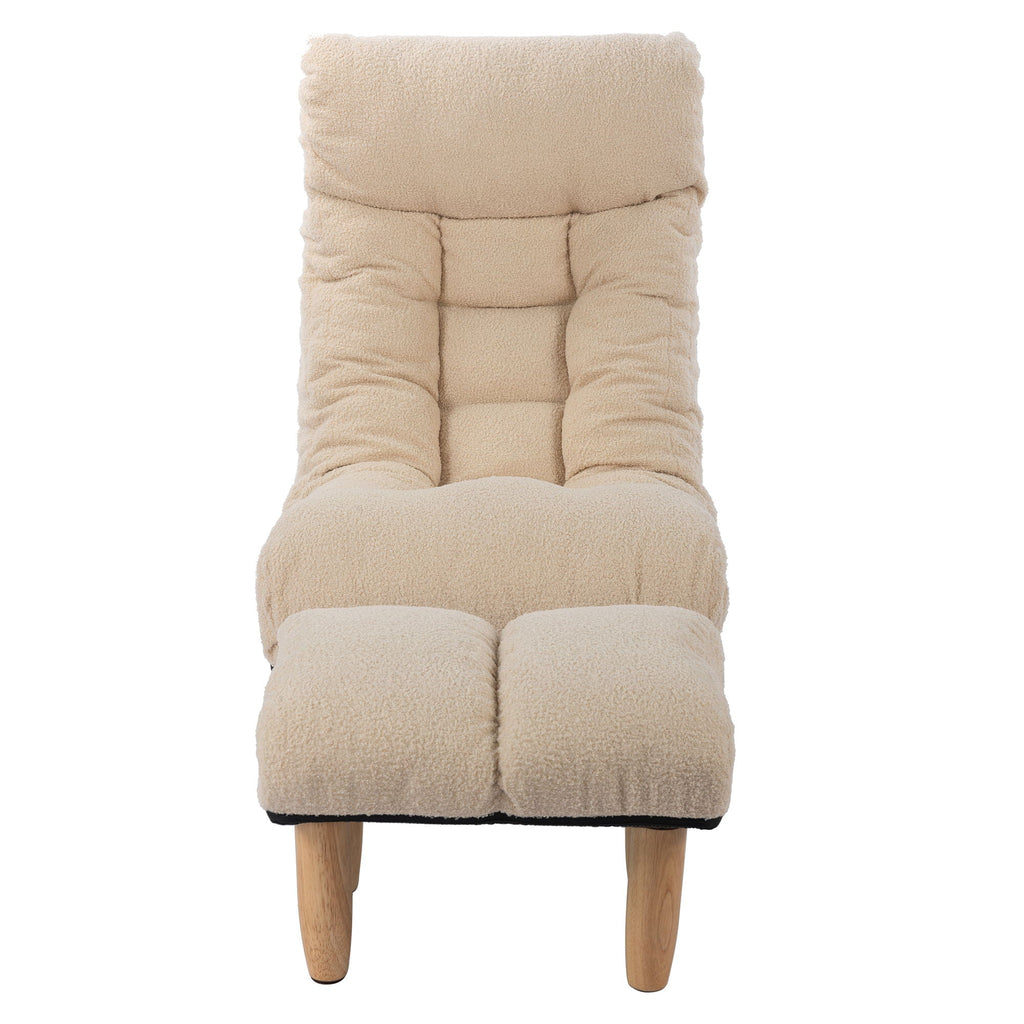 Adjustable Japanese Reclining Floor Chair Sofa With Metal Frame