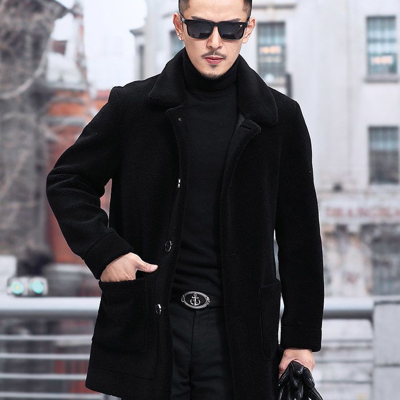 Jacket Lapel Short Fur Coat