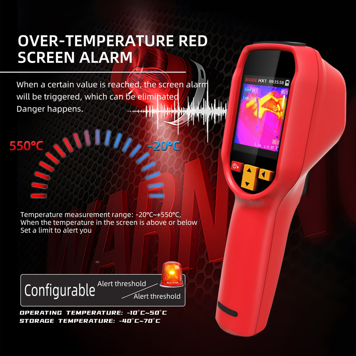 HX1 Plastic Infrared Handheld Thermal Imager