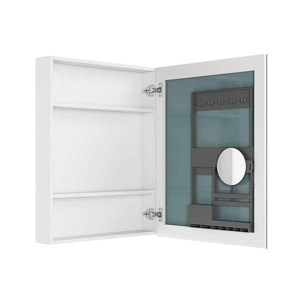 24" W x 30" H Surface Frameless Mirror Medicine Cabinet
