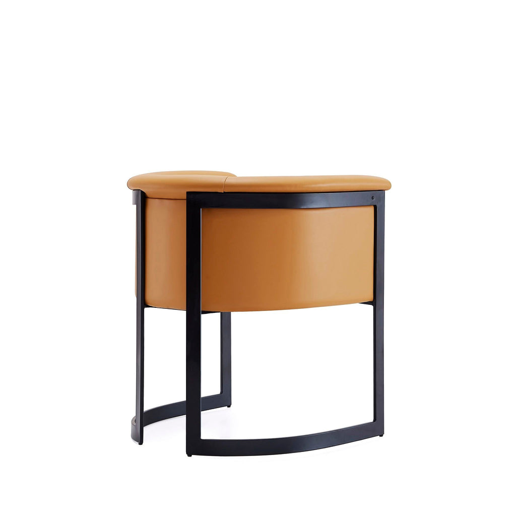 Corso Dining Chair with Modern Metal Frame - Available in Beige, Light Brown, Dark Gray