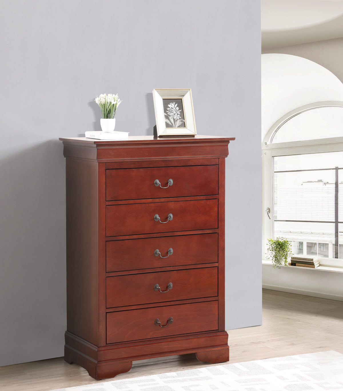 Louis Philippe G3100-CH Chest , Cherry