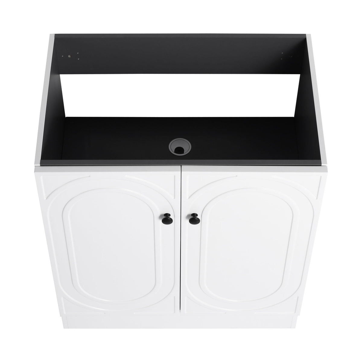 Modern Freestanding Bathroom Vanity with Soft Close Cabinet Doors - Pearl Silver, White, or Dark Green